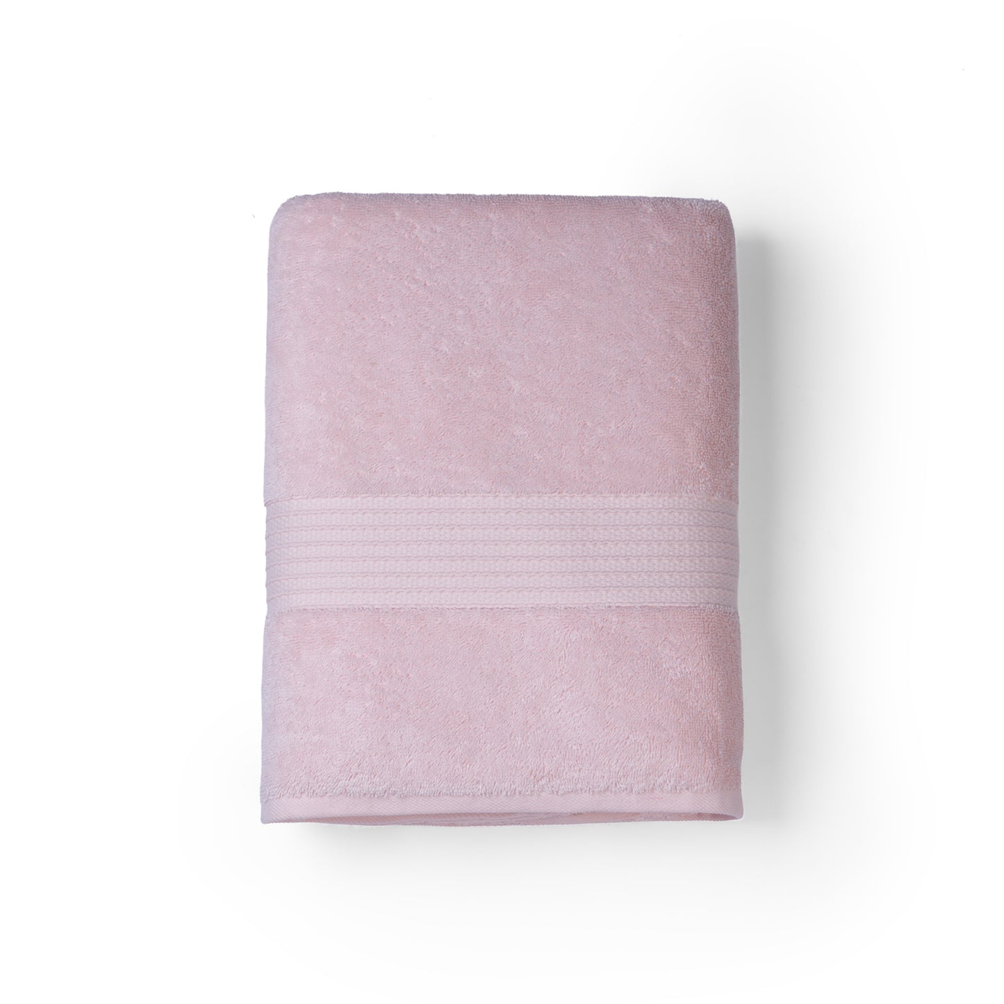 Feather & Spun 100% Organic Bath Towel | Lavender Fragrance | Oeko-TEX® Standard 100 | Double Needle Stitch | Anti Microbial | 100% Cotton - 650 GSM | 76 cms x 137 cms - Velvet Rose | Pack of 1