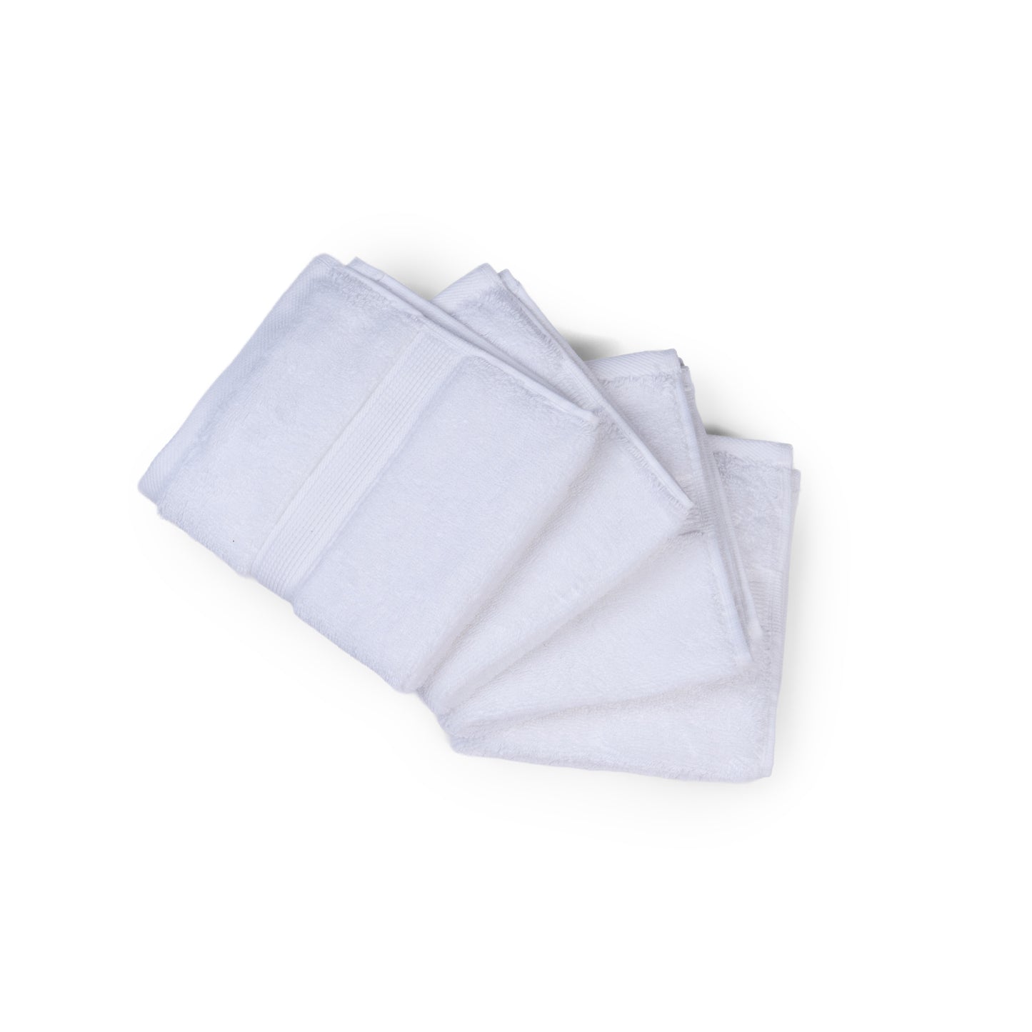 Feather & Spun Face Towel | Resort & Spa | Lavender Fragrance | Oeko-TEX® Standard 100 | Double Needle Stitch | Anti Microbial | 100% Cotton - 800 GSM | 33 cms x 33 cms | Pack of 4