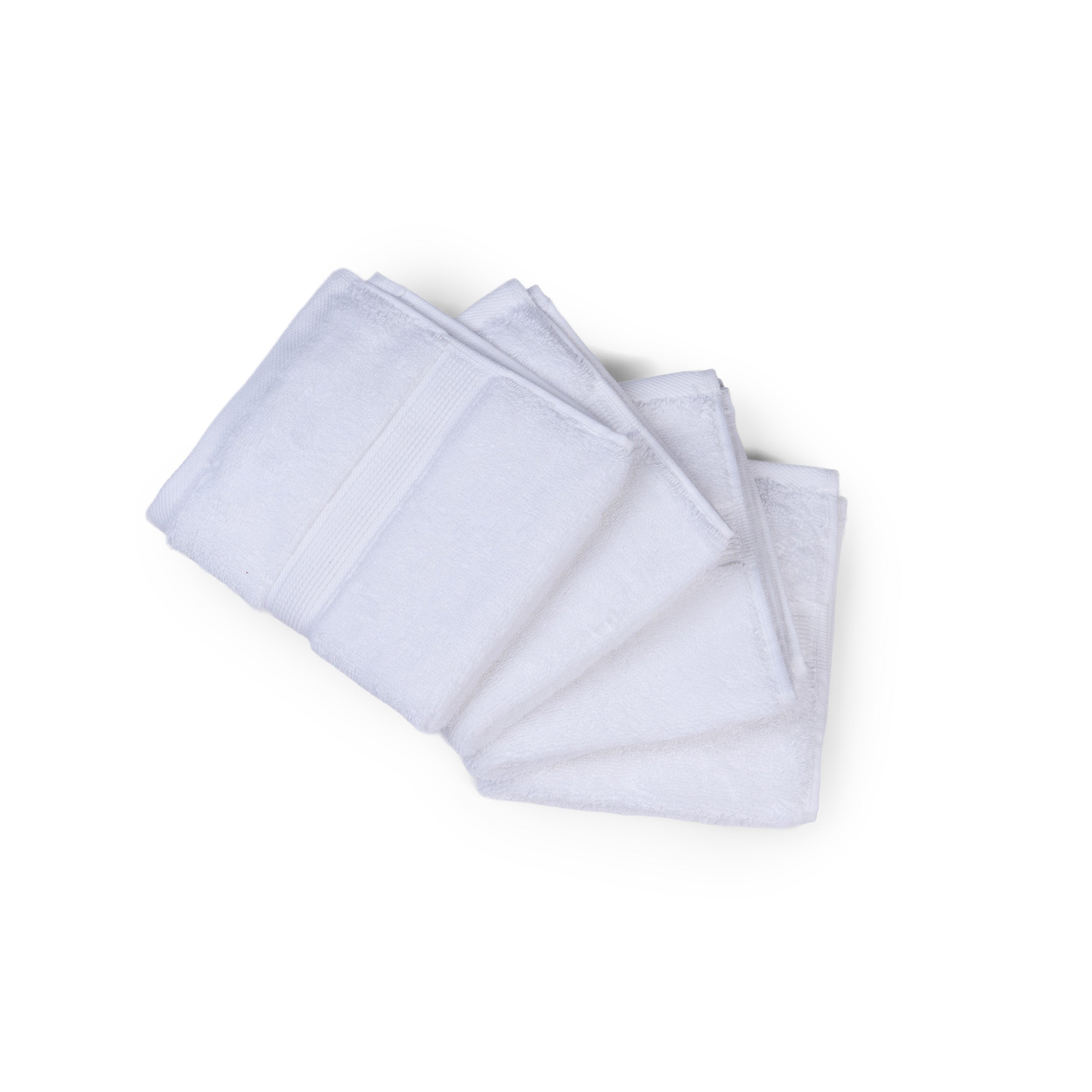 Feather & Spun Face Towel | Resort & Spa | Lavender Fragrance | Oeko-TEX® Standard 100 | Double Needle Stitch | Anti Microbial | 100% Cotton - 800 GSM | 33 cms x 33 cms | Pack of 4
