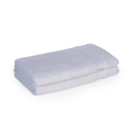 Feather & Spun Hand Towel | Resort & Spa | Lavender Fragrance | Oeko-TEX® Standard 100 | Double Needle Stitch | Anti Microbial | 100% Cotton - 800 GSM | 40 cms x 71 cms | Pack of 2