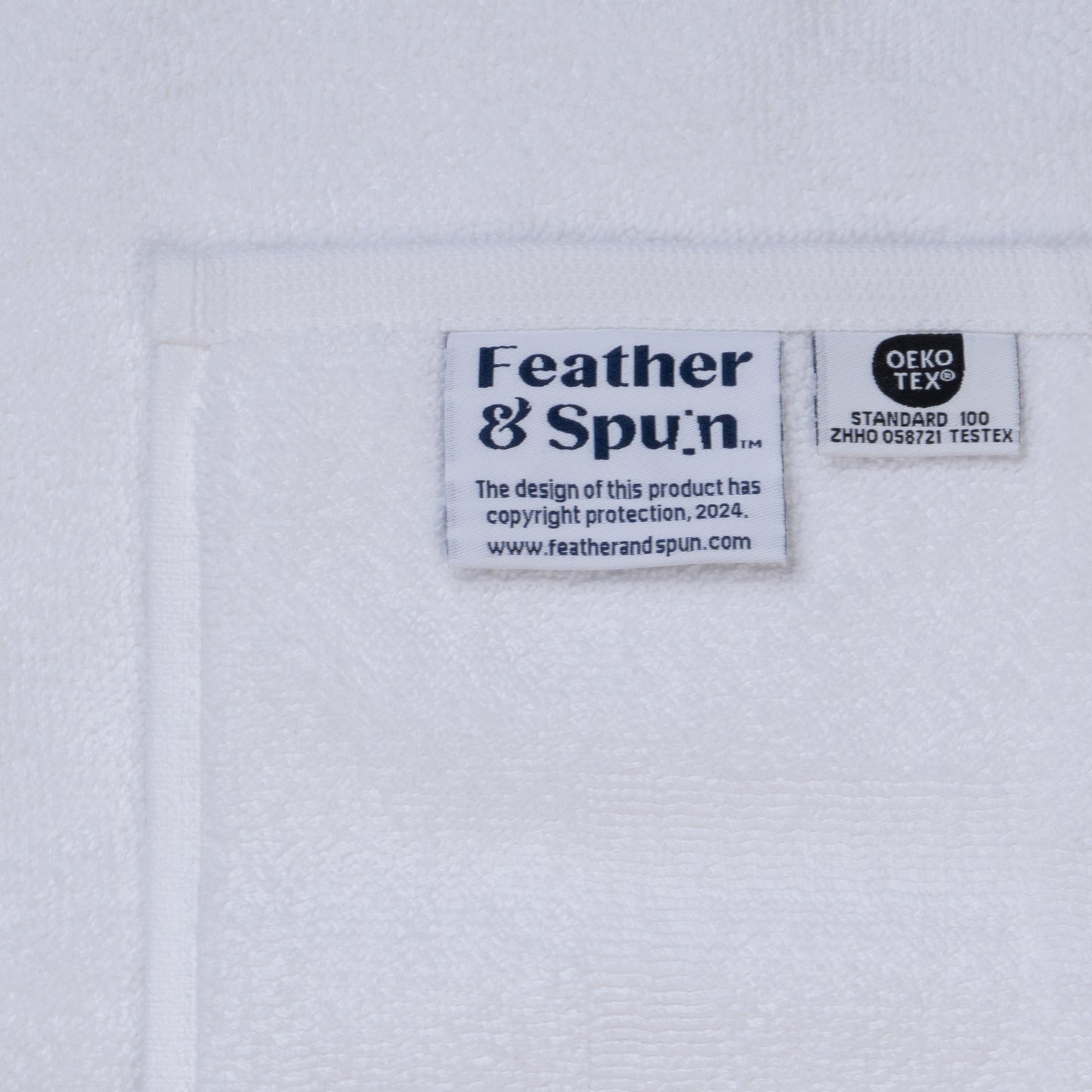 Feather & Spun Bath Mat | Resort & Spa | Lavender Fragrance | Oeko-TEX® Standard 100 | Double Needle Stitch | Anti Microbial | 100% Cotton - 791 GSM | Pack of 2