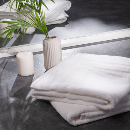 Feather & Spun Bath Mat | Resort & Spa | Lavender Fragrance | Oeko-TEX® Standard 100 | Double Needle Stitch | Anti Microbial | 100% Cotton - 791 GSM | Pack of 2