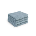 Feather & Spun 100% Organic Face Towel | Lavender Fragrance | Oeko-TEX® Standard 100 | Double Needle Stitch | Anti Microbial | 100% Cotton - 550 GSM | 33 cms x 33 cms - Mint Breeze | Pack of 4