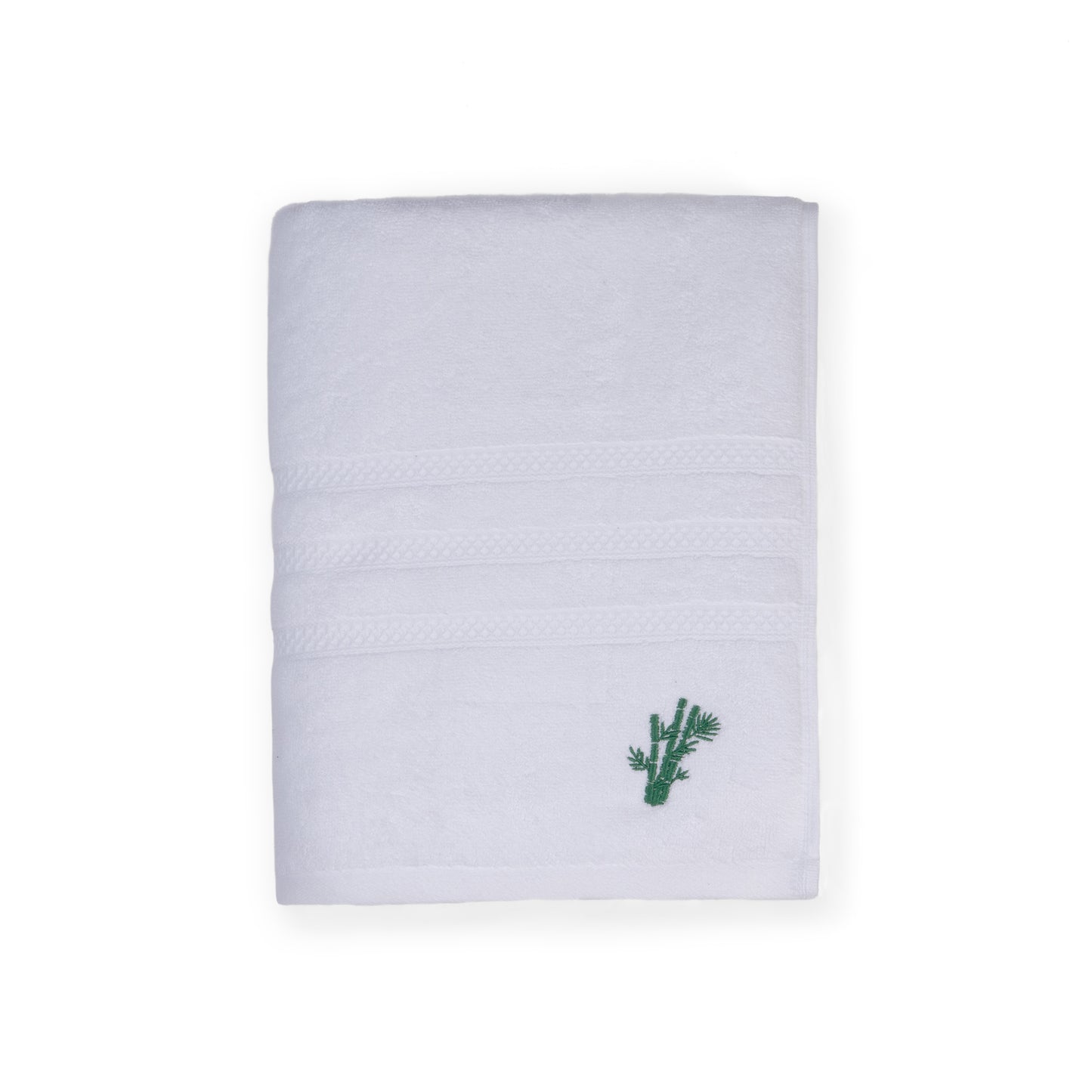 Feather & Spun Bamboo Cotton Bath Towel | Lavender Fragrance | Oeko-TEX® Standard 100 | Double Needle Stitch | Anti Microbial | 600 GSM | 76 cms x 137 cms - Pure Snow | Pack of 1