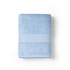 Feather & Spun 100% Organic Bath Towel | Lavender Fragrance | Oeko-TEX® Standard 100 | Double Needle Stitch | Anti Microbial | 100% Cotton - 650 GSM | 76 cms x 137 cms - Skywave Blue | Pack of 1