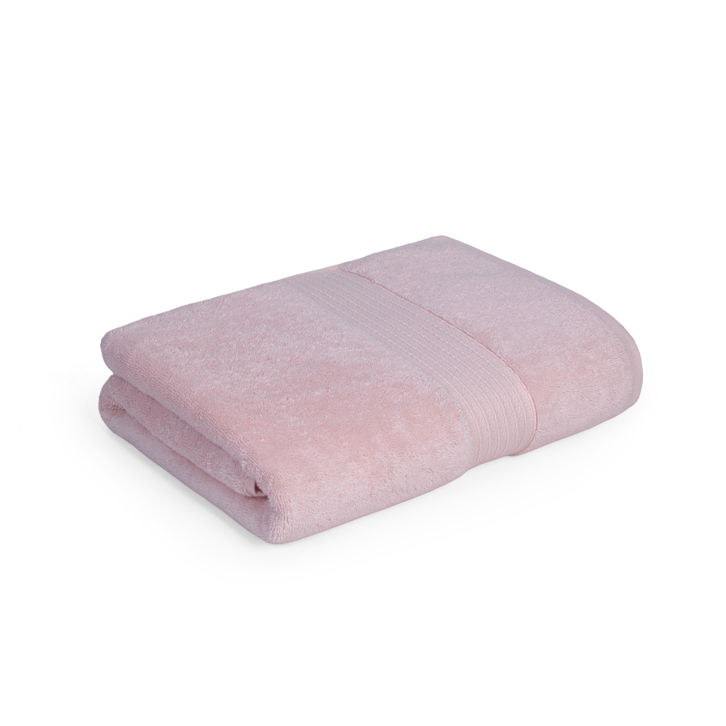 Feather & Spun 100% Organic Bath Towel | Lavender Fragrance | Oeko-TEX® Standard 100 | Double Needle Stitch | Anti Microbial | 100% Cotton - 650 GSM | 76 cms x 137 cms - Velvet Rose | Pack of 1