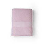 Feather & Spun 100% Organic Bath Towel | Lavender Fragrance | Oeko-TEX® Standard 100 | Double Needle Stitch | Anti Microbial | 100% Cotton - 650 GSM | 76 cms x 137 cms - Velvet Rose | Pack of 1