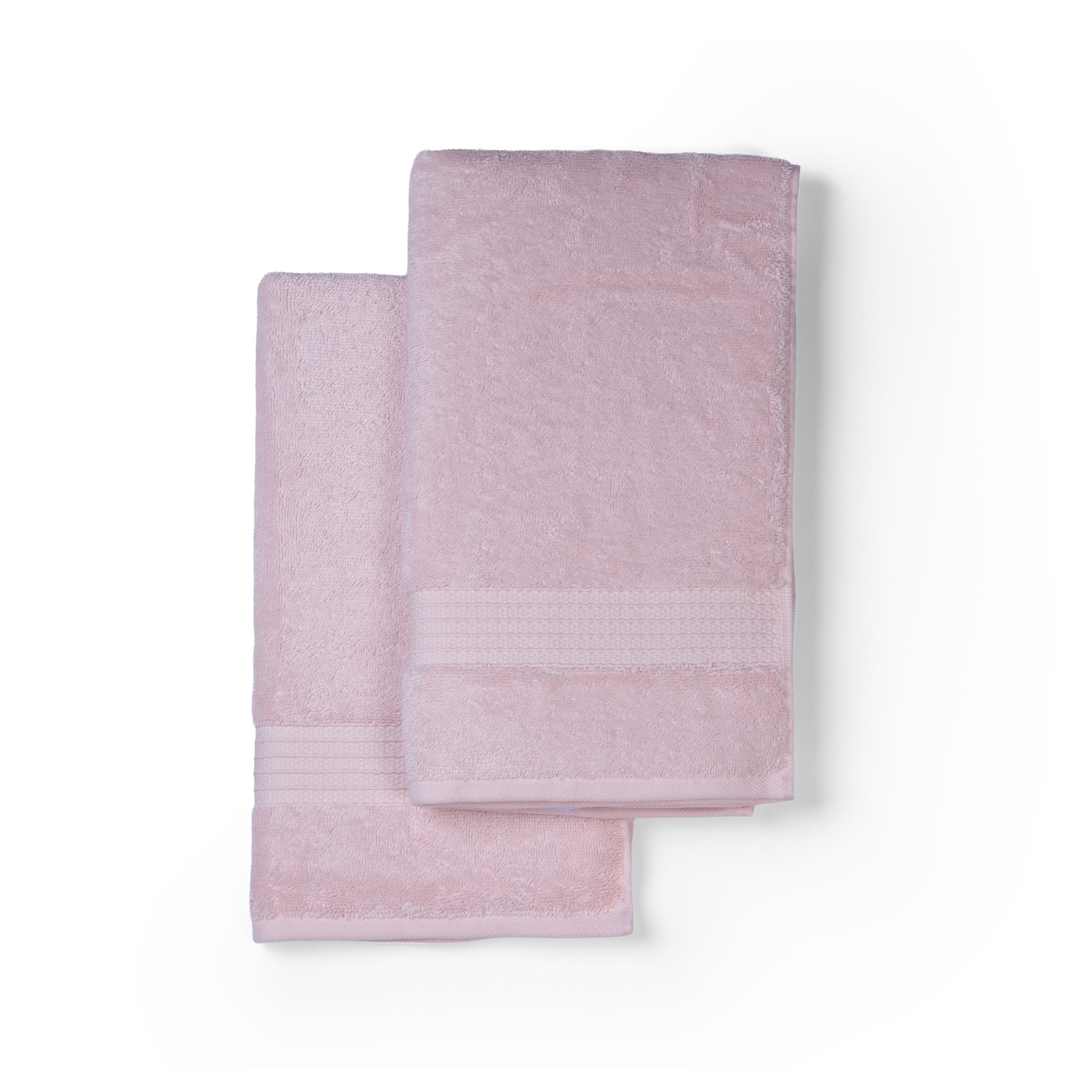 Feather & Spun 100% Organic Hand Towel | Lavender Fragrance | Oeko-TEX® Standard 100 | Double Needle Stitch | Anti Microbial | 100% Cotton - 550 GSM | 45 cms x 76 cms - Mint Breeze | Pack of 2