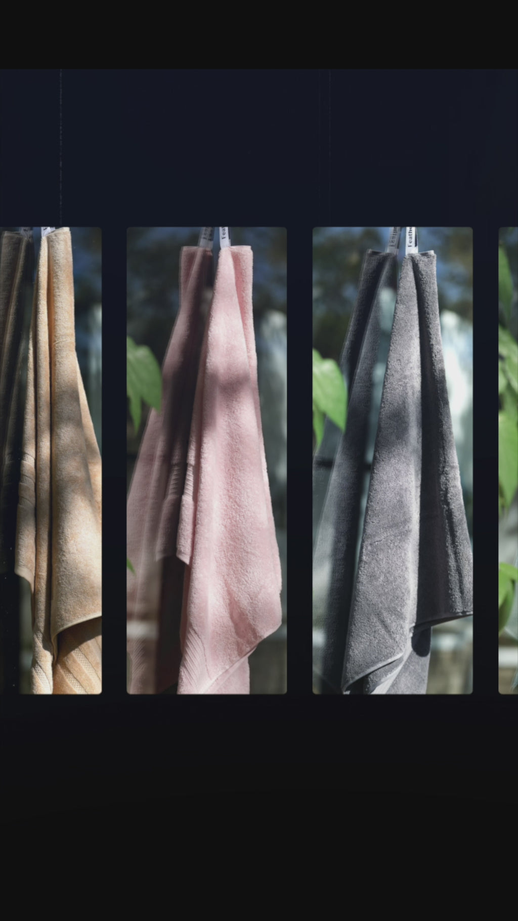 Feather & Spun 100% Organic Hand Towel | Lavender Fragrance | Oeko-TEX® Standard 100 | Double Needle Stitch | Anti Microbial | 100% Cotton - 550 GSM | 45 cms x 76 cms - Velvet Rose | Pack of 2